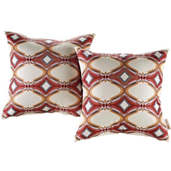 Modway Outdoor Patio Pillow Set, Repeat - 2 Piece EEI-2401-REP